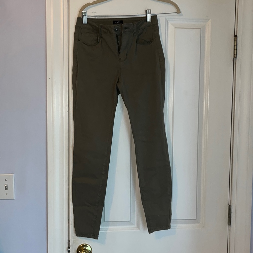 Green jeans, size 4
